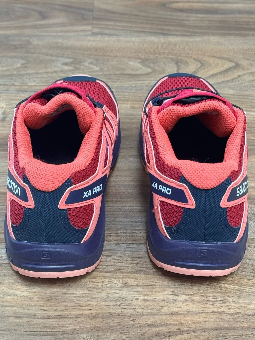 Salomon XA Pro Kids Trail Running Hiking Shoes Quicklace Pink Purple US 4